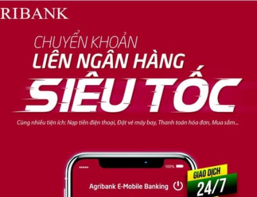 Agribank E-Mobile Banking giao dịch 24/7