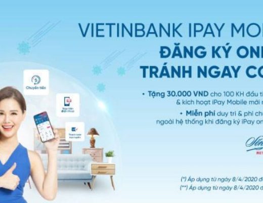 Vietinbank iPay dịch vụ dành cho khách hàng cá nhân