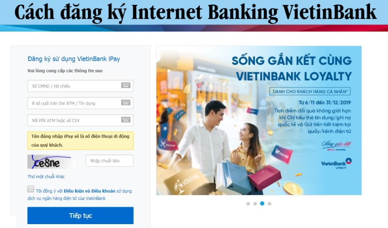 Internet Banking tiện lợi và nhanh chóng
