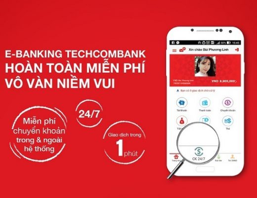 E-Banking Techcombank hoàn toàn miễn phí vô vàn niềm tin
