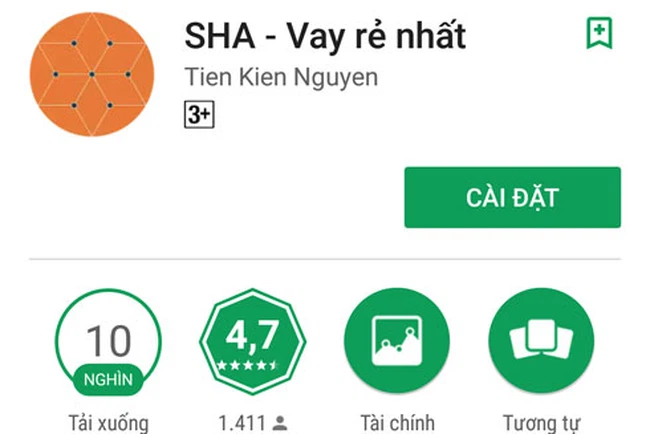 Tải app SHA về điện thoại để đăng ký nhanh hơn